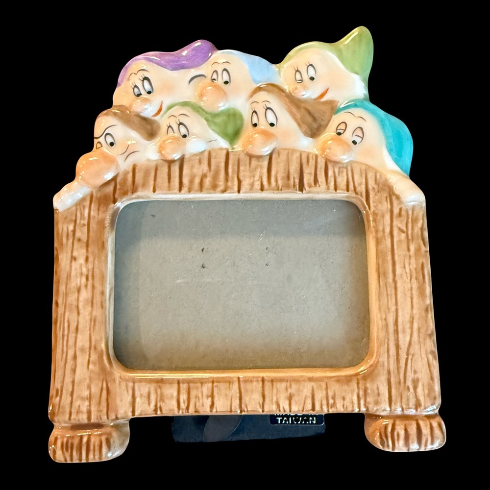 Disney Seven Dwarfs Colorful Ceramic Frame